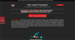 Desktop Screenshot of hair-colors-production.com